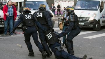 Manifestación contra la violencia policial