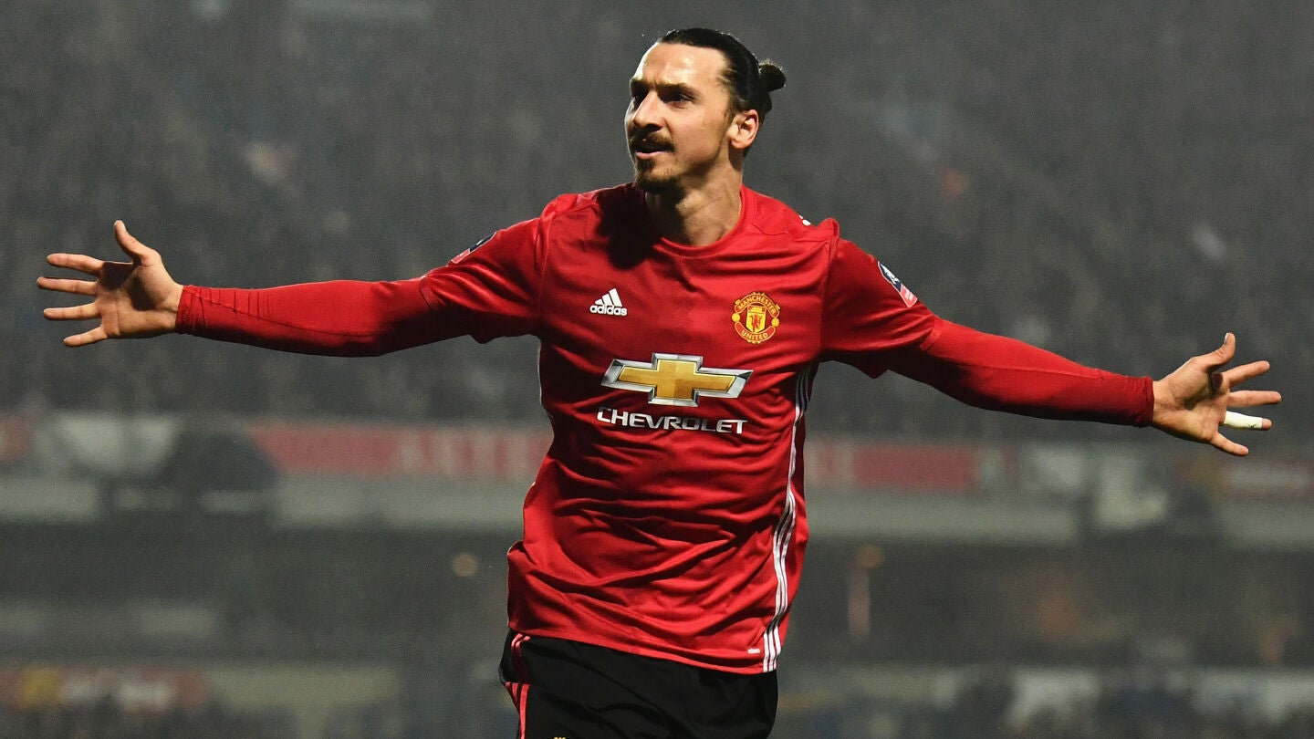 Ibrahimovic celebrando un gol
