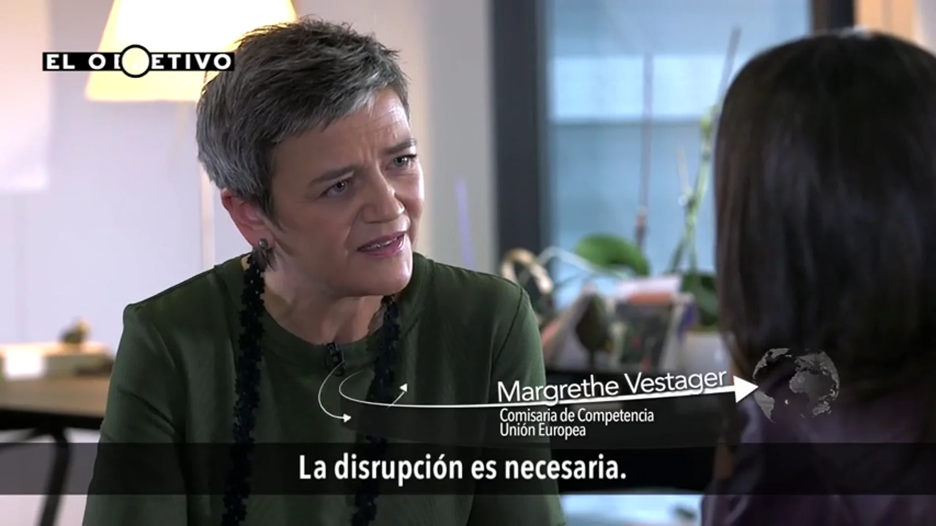 Frame 1.316591 de: Magrethe Vestager: "La disrupción es necesaria si queremos conseguir que las grandes empresas paguen sus impuestos"