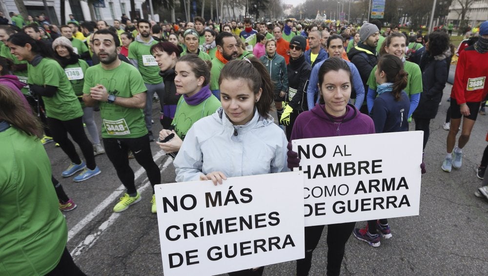 Participantes en la manifestación de Madrid 