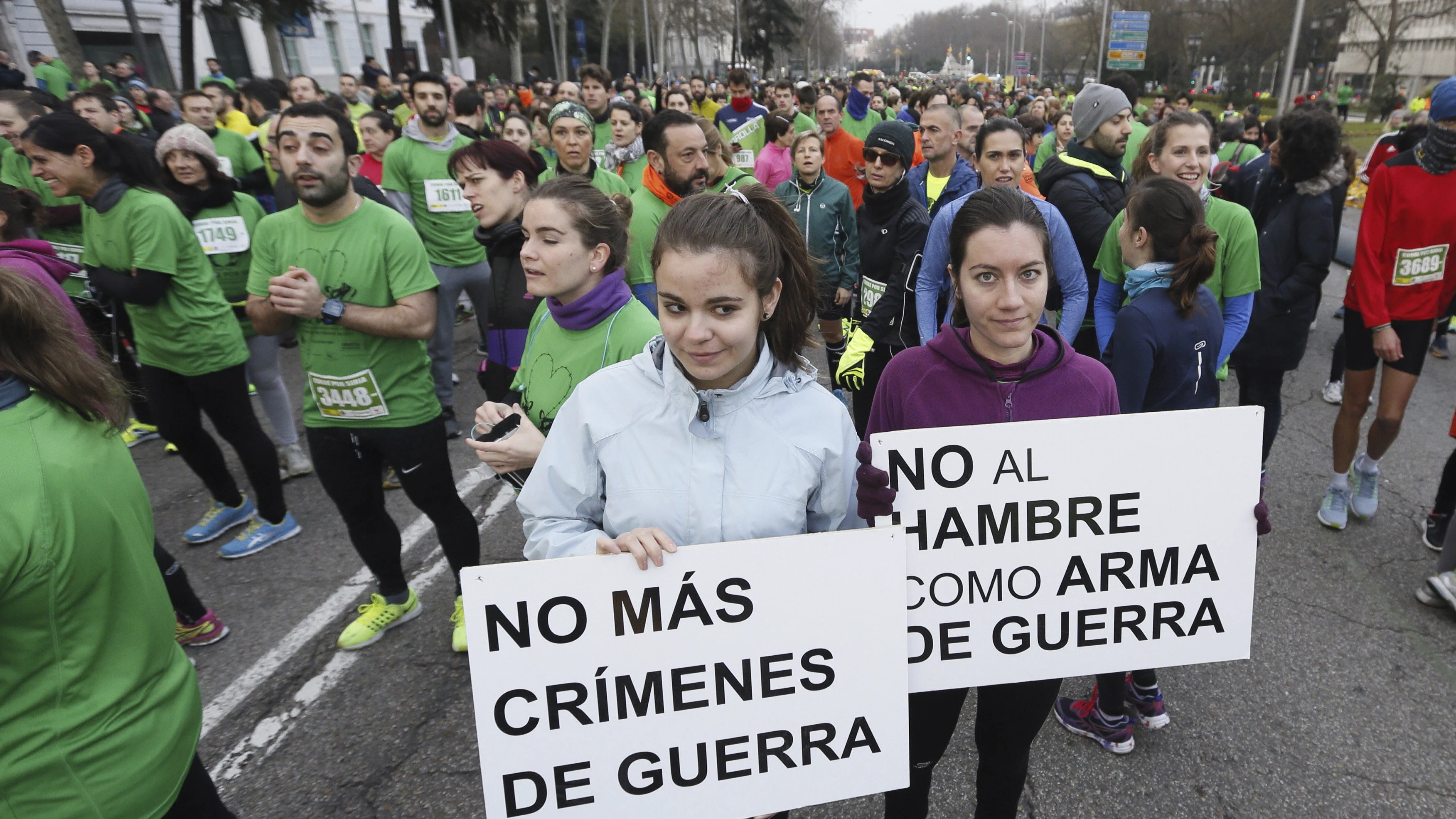 Participantes en la manifestación de Madrid 