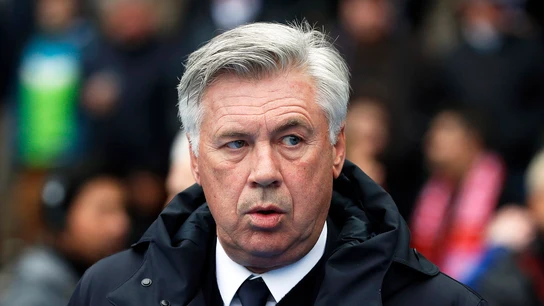 Ancelotti durante un partido Ancelotti durante un partido