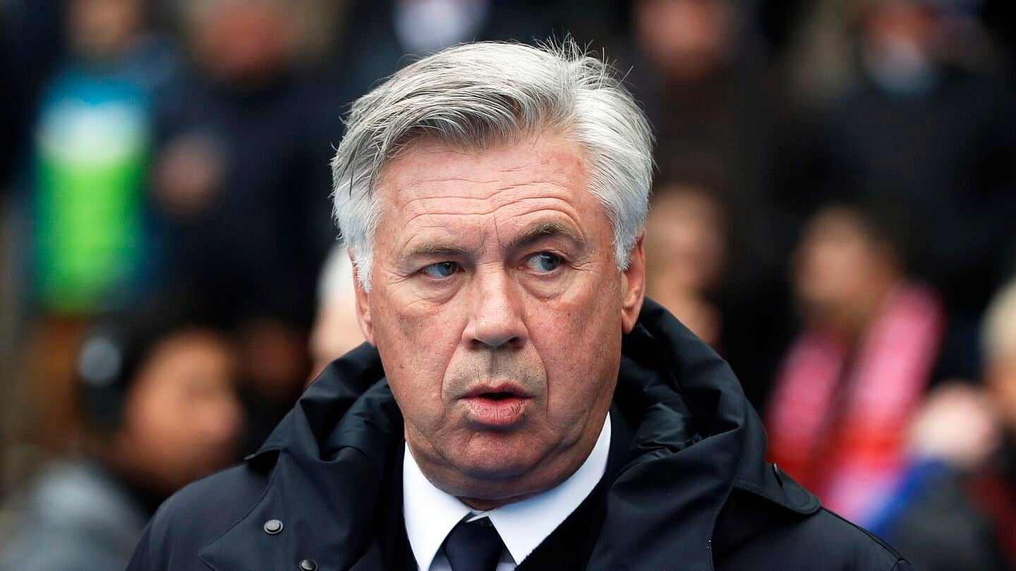 Ancelotti durante un partido