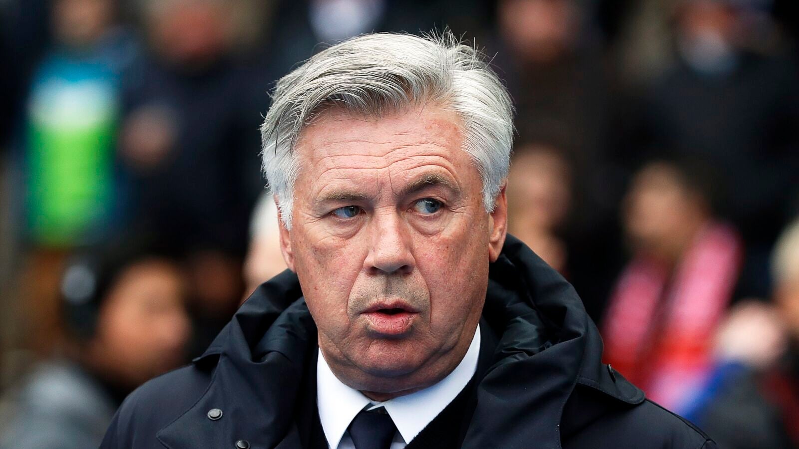 Ancelotti durante un partido
