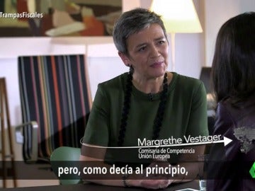 Frame 21.61722 de: Vestager: "Trabajamos en nombre de 500 millones de personas, da igual cuantas presiones recibamos" Frame 21.61722 de: Vestager: "Trabajamos en nombre de 500 millones de personas, da igual cuantas presiones recibamos"