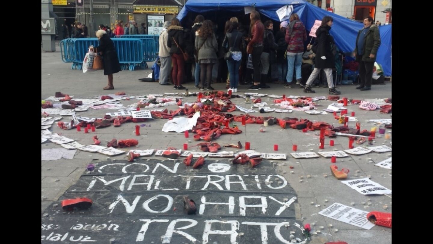 Huelga de hambre en la Puerta del Sol