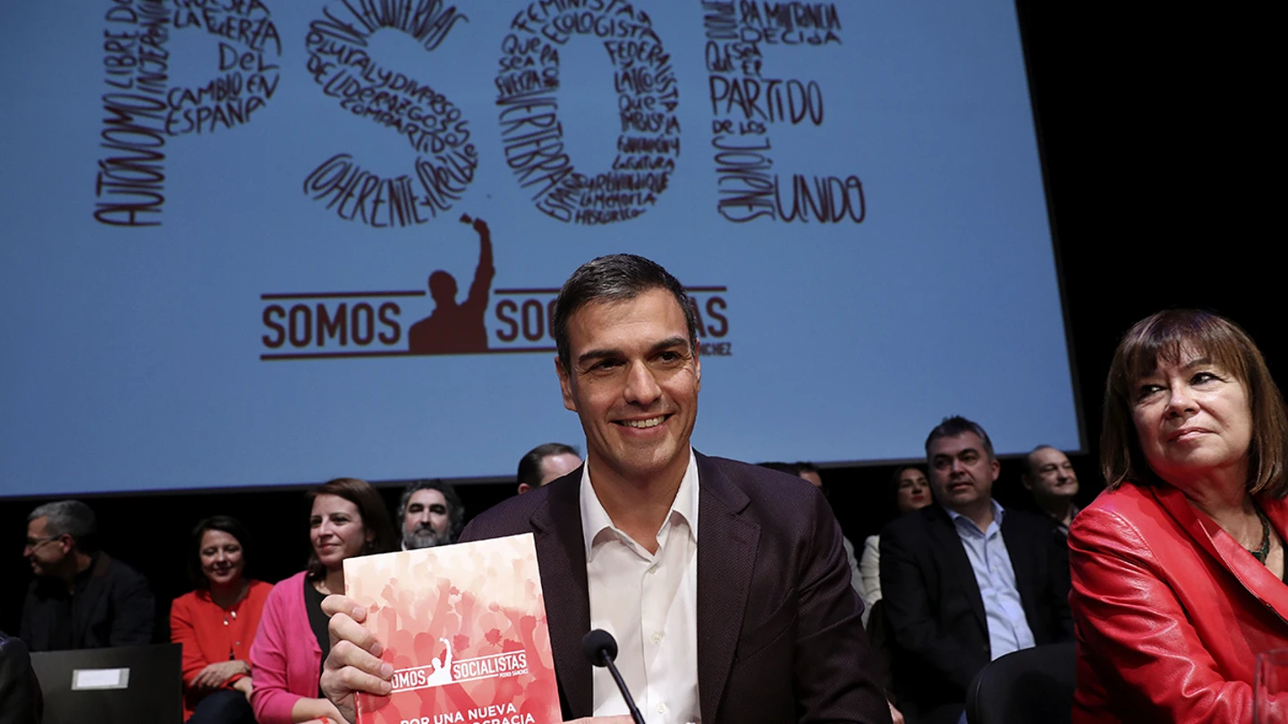Pedro Sánchez presenta su programa para las primarias del PSOE Pedro Sánchez presenta su programa para las primarias del PSOE