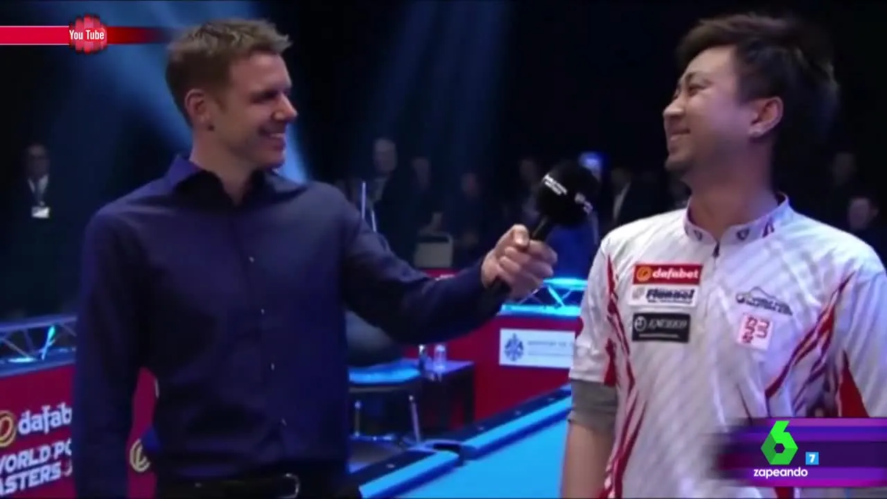 La disparatada entrevista de un periodista inglés a un jugador de billar japonés La disparatada entrevista de un periodista inglés a un jugador de billar japonés
