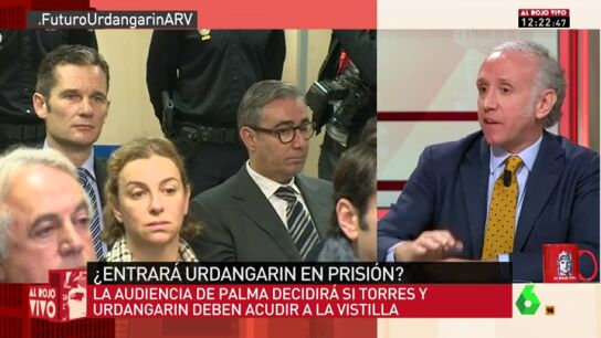 Frame 27.403051 de: Eduardo Inda: "Es seguro que se le retirar&aacute; el pasaporte a I&ntilde;aki Urdangarin"