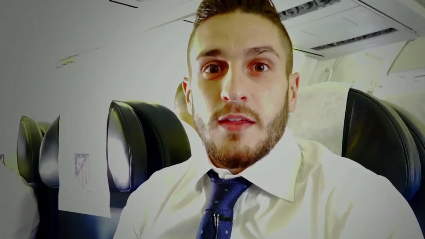 Koke, en una entrevista a los medios del club Koke, en una entrevista a los medios del club