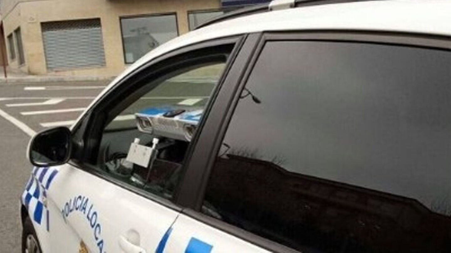 Coche de la Polic&iacute;a Local de Ourense