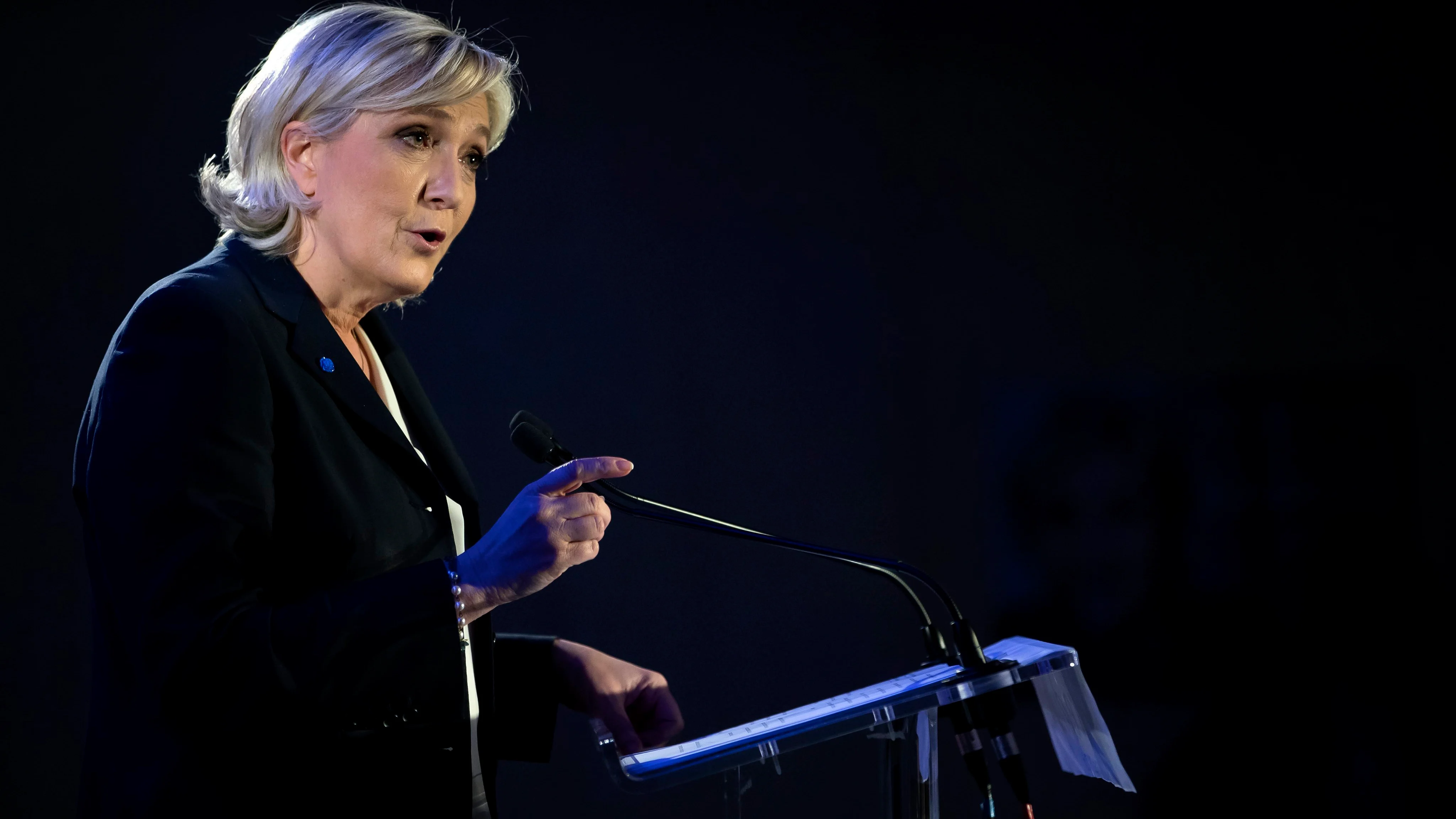 Marine Le Pen, la líder ultraderechista del Frente Nacional 