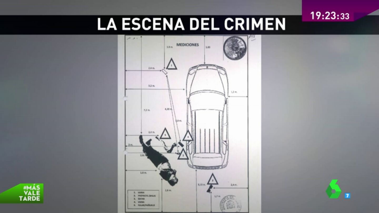 Frame 27.692047 de: La posici&oacute;n del cuerpo, el plano de la escena del crimen... los detalles del asesinato de la viuda del expresidente de la CAM