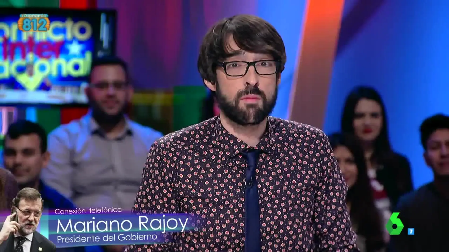 Quique Peinado 'habla' con Mariano Rajoy por teléfono