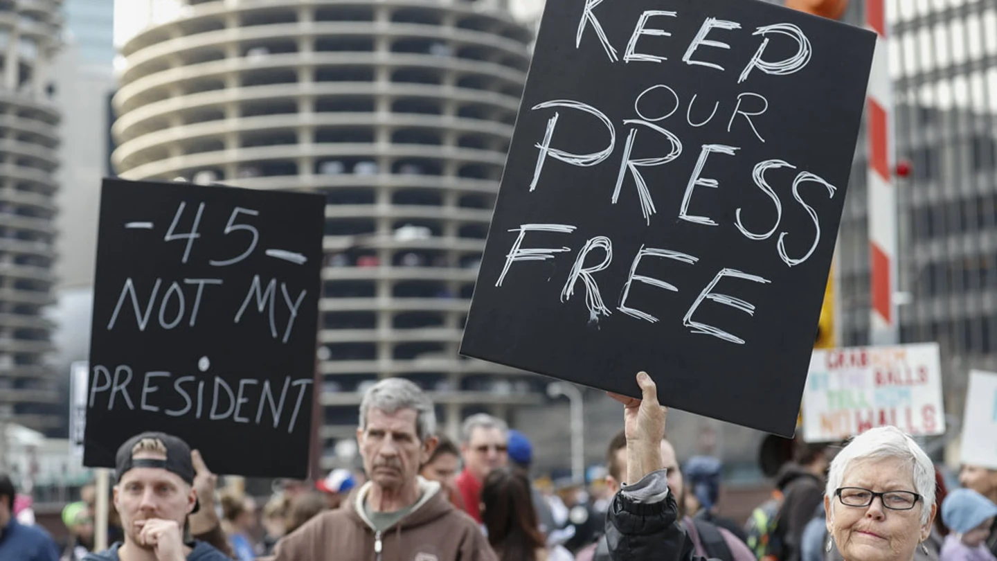 Concentración contra Donald Trump en Chicago, Illinois (Estados Unidos) Concentración contra Donald Trump en Chicago, Illinois (Estados Unidos)