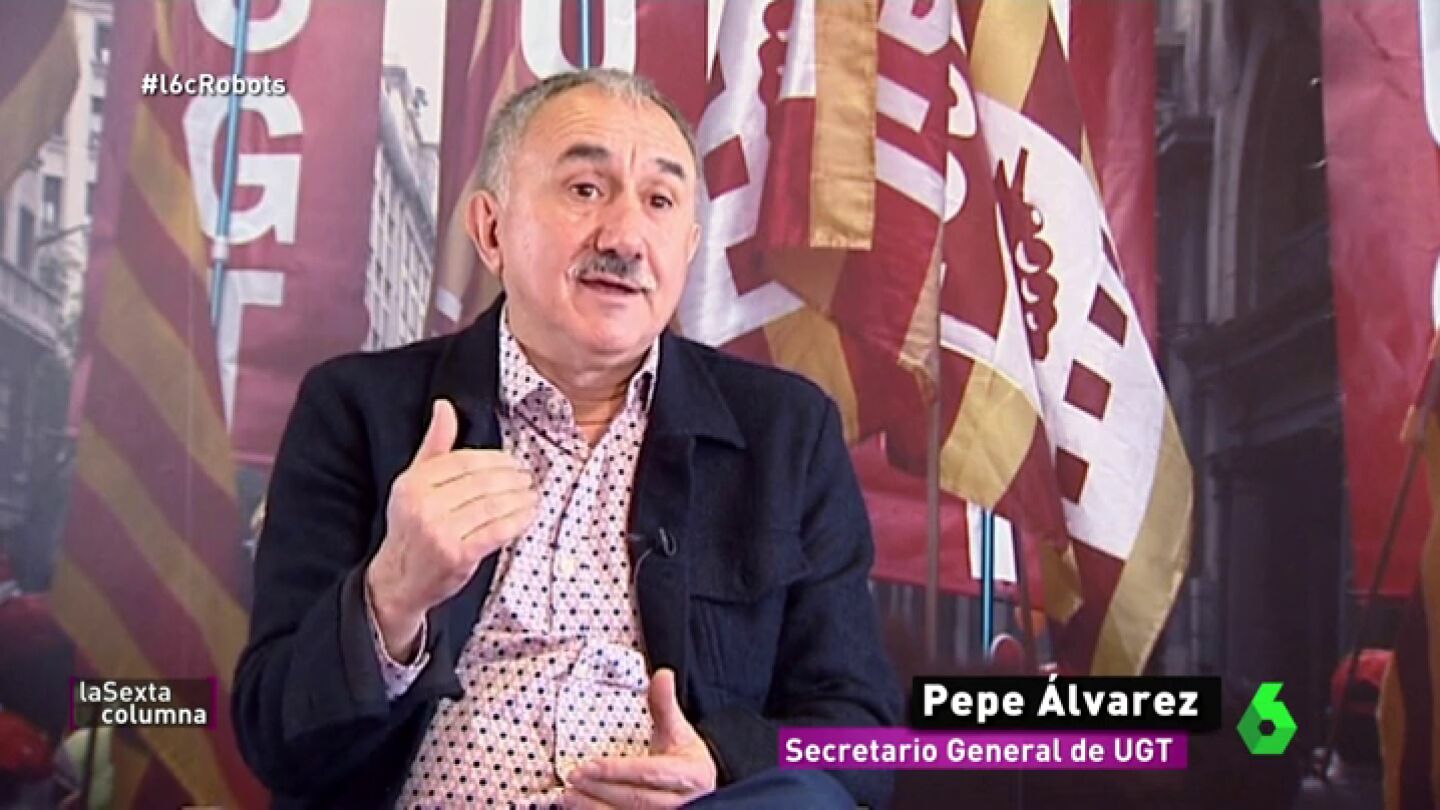 Frame 23.516666 de: Menos horas de trabajo e implantar una renta b&aacute;sica con matices, la soluci&oacute;n de Pepe &Aacute;lvarez a la desigualdad que traer&aacute;n los robots