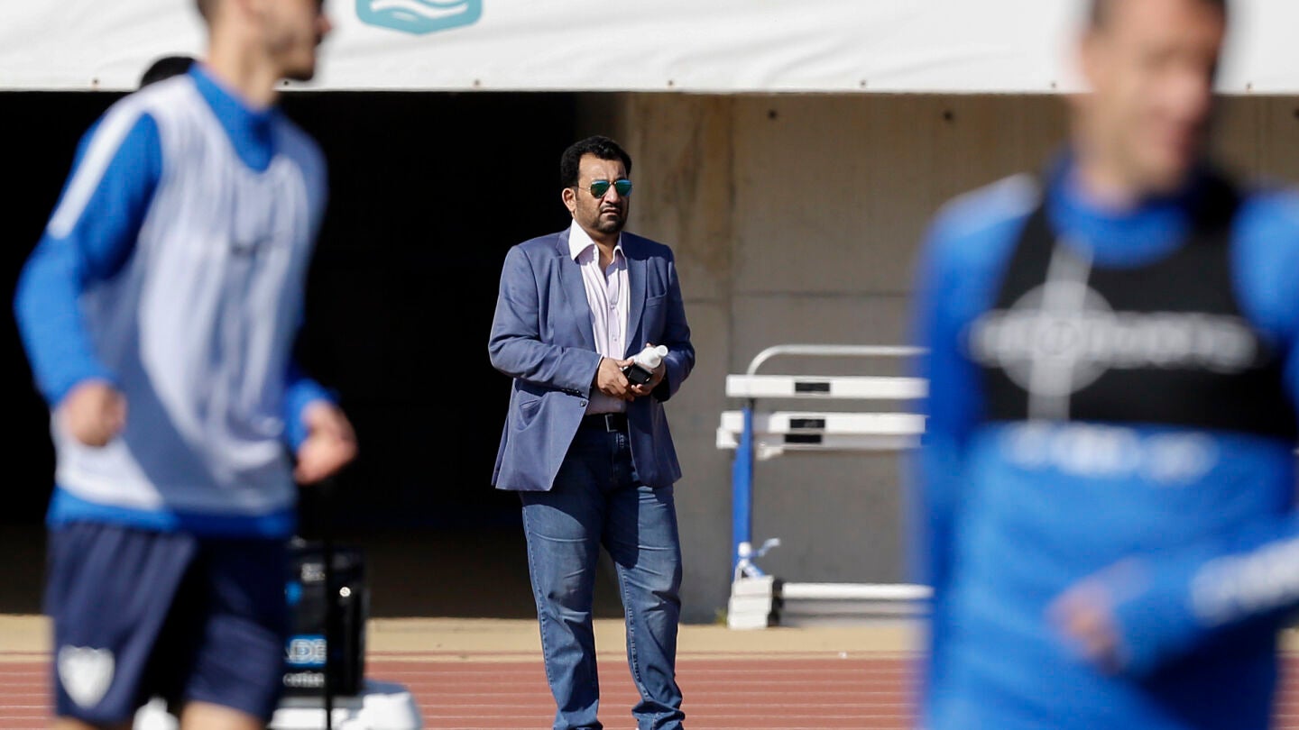Al Thani, durante un entrenamiento