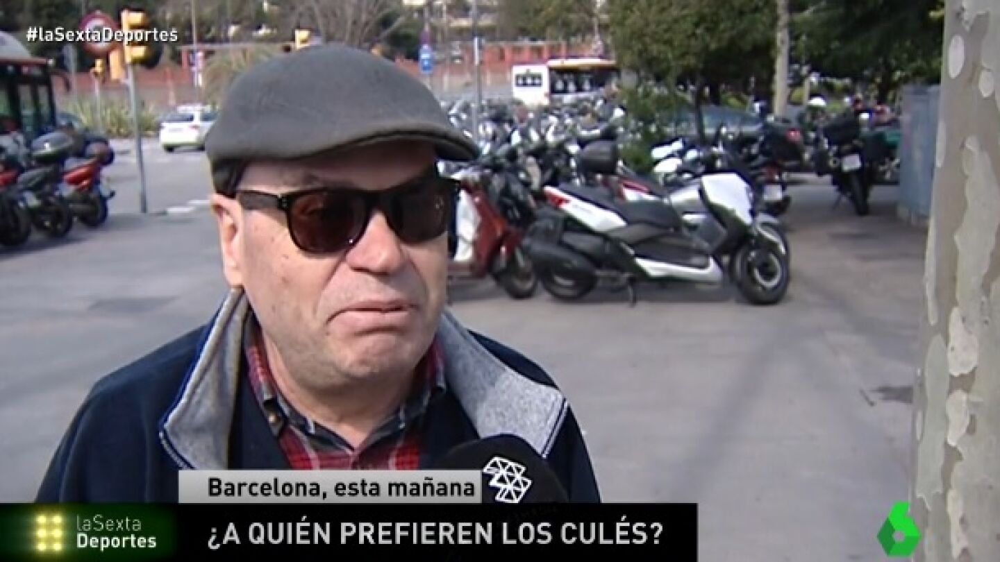 Un aficionado del Barcelona