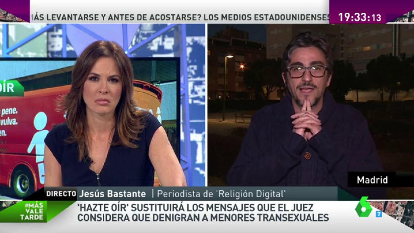 Frame 78.399278 de: Jes&uacute;s Bastante: "Si bien la iglesia no apoya a Hazte O&iacute;r, s&iacute; tiene cierto pecado de omisi&oacute;n"