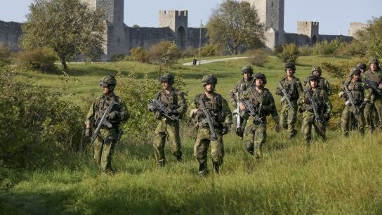 Un equipo de combate del Ej&eacute;rcito de Suecia