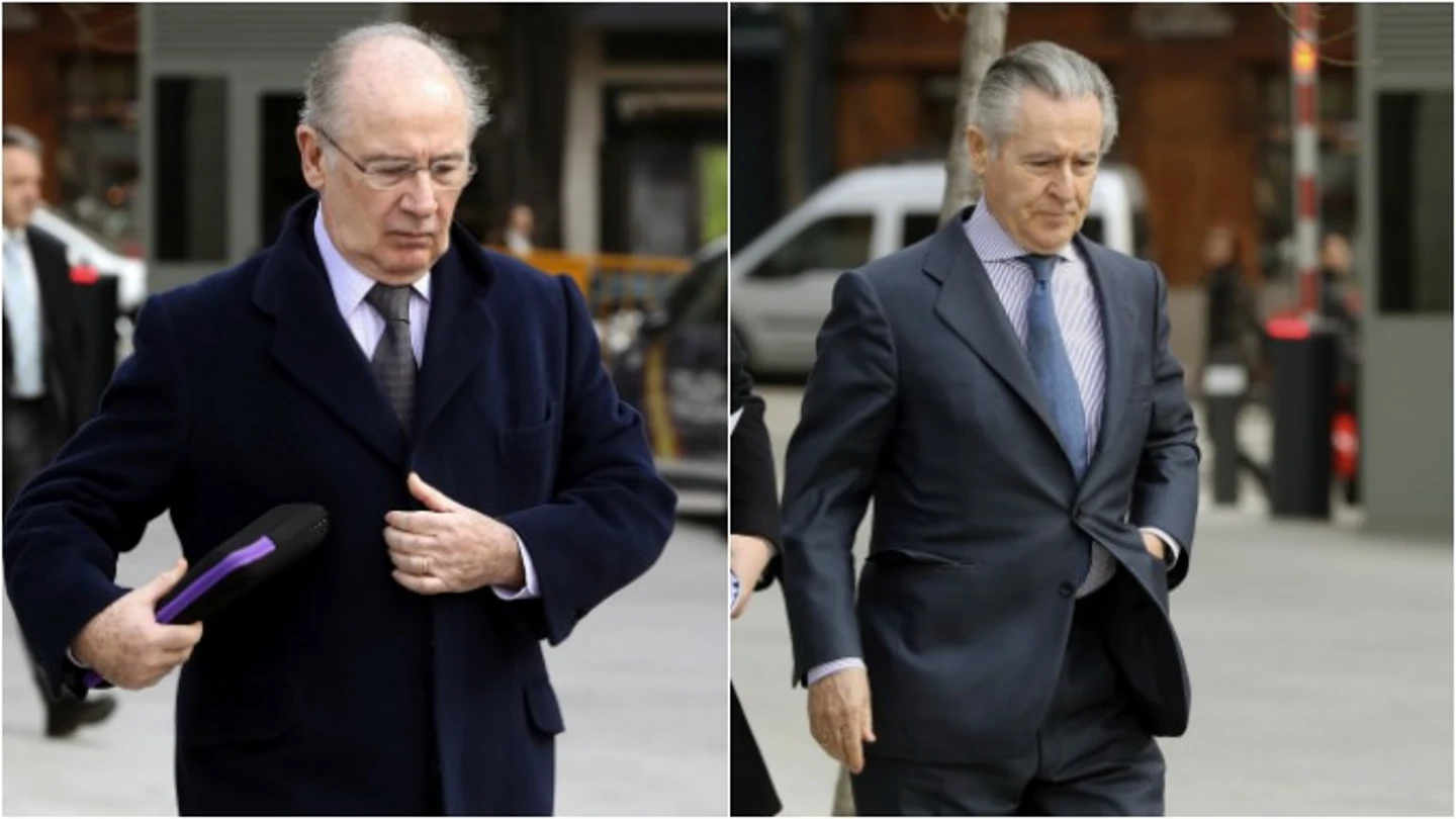 Rodrigo Rato y Miguel Blesa a la llegada a la Audiencia Nacional Rodrigo Rato y Miguel Blesa a la llegada a la Audiencia Nacional
