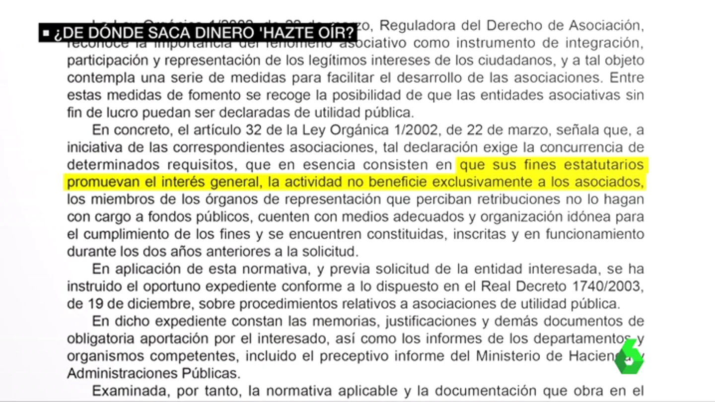 El chollo fiscal de Hazte Oír: es una entidad de utilidad pública que "promueve el interés general" y por ello recibe ayudas El chollo fiscal de Hazte Oír: es una entidad de utilidad pública que "promueve el interés general" y por ello recibe ayudas