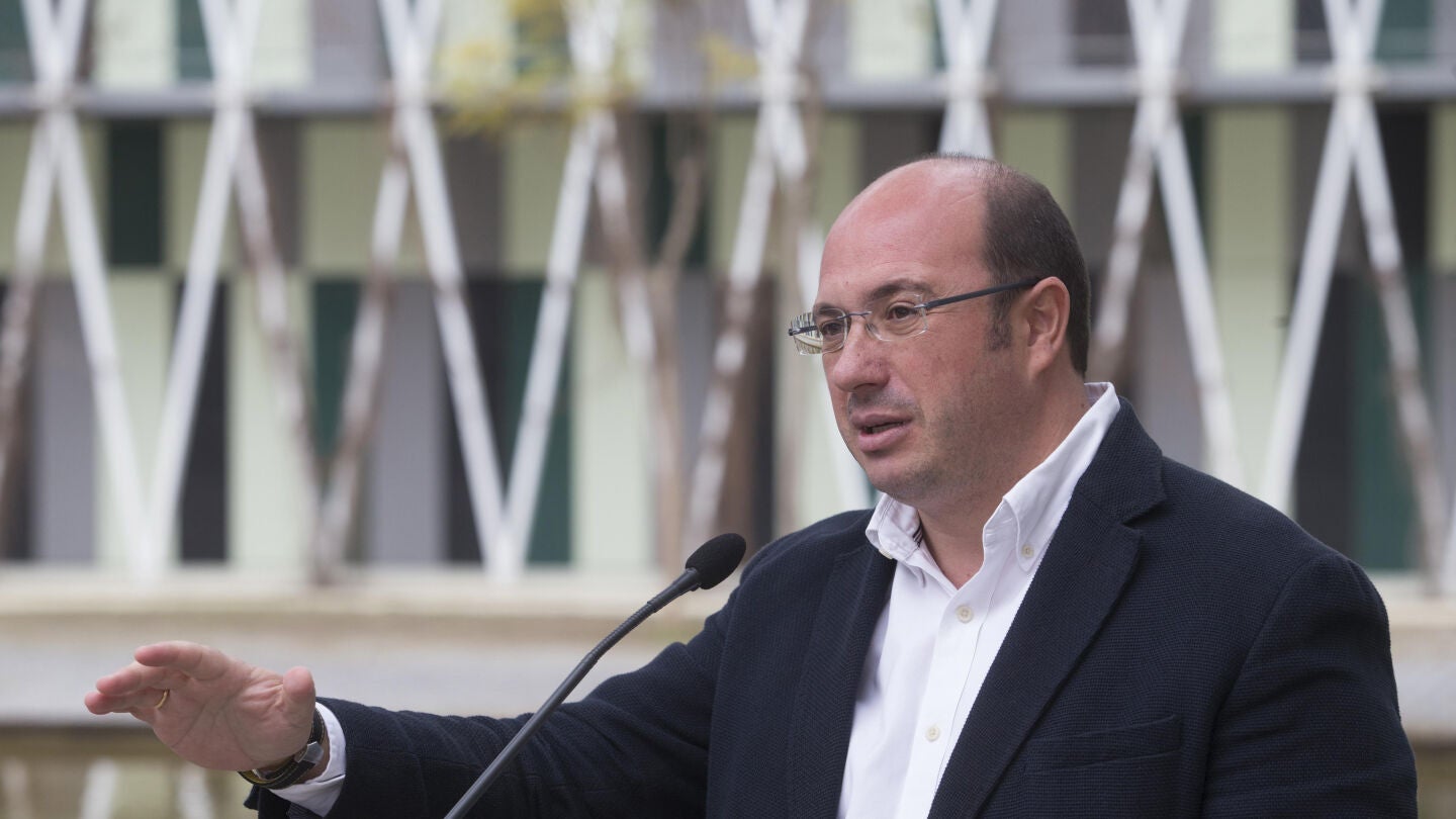 El secretario general del Partido Popular en la Regi&oacute;n de Murcia (PPRM) y presidente de la Comunidad Aut&oacute;noma de Murcia, Pedro Antonio S&aacute;nchez