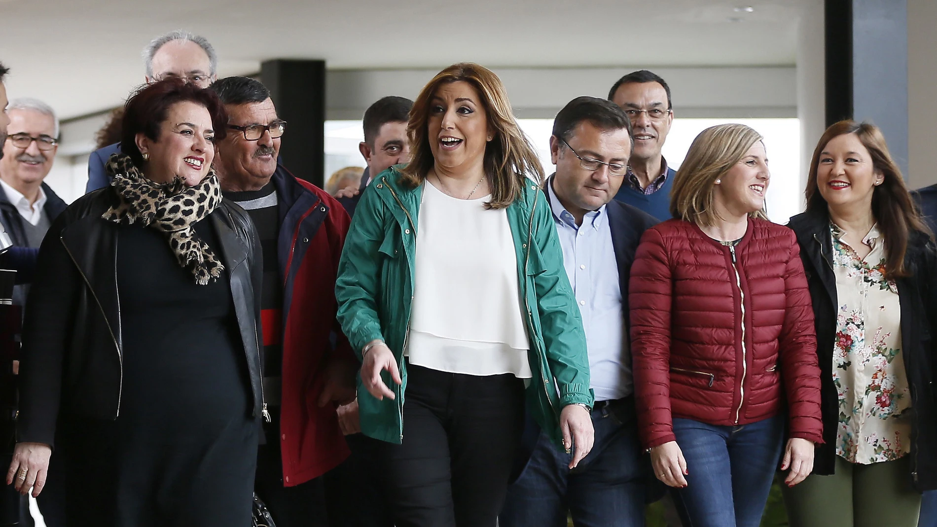 La secretaria general del PSOE andaluz y presidenta de la Junta, Susana Díaz