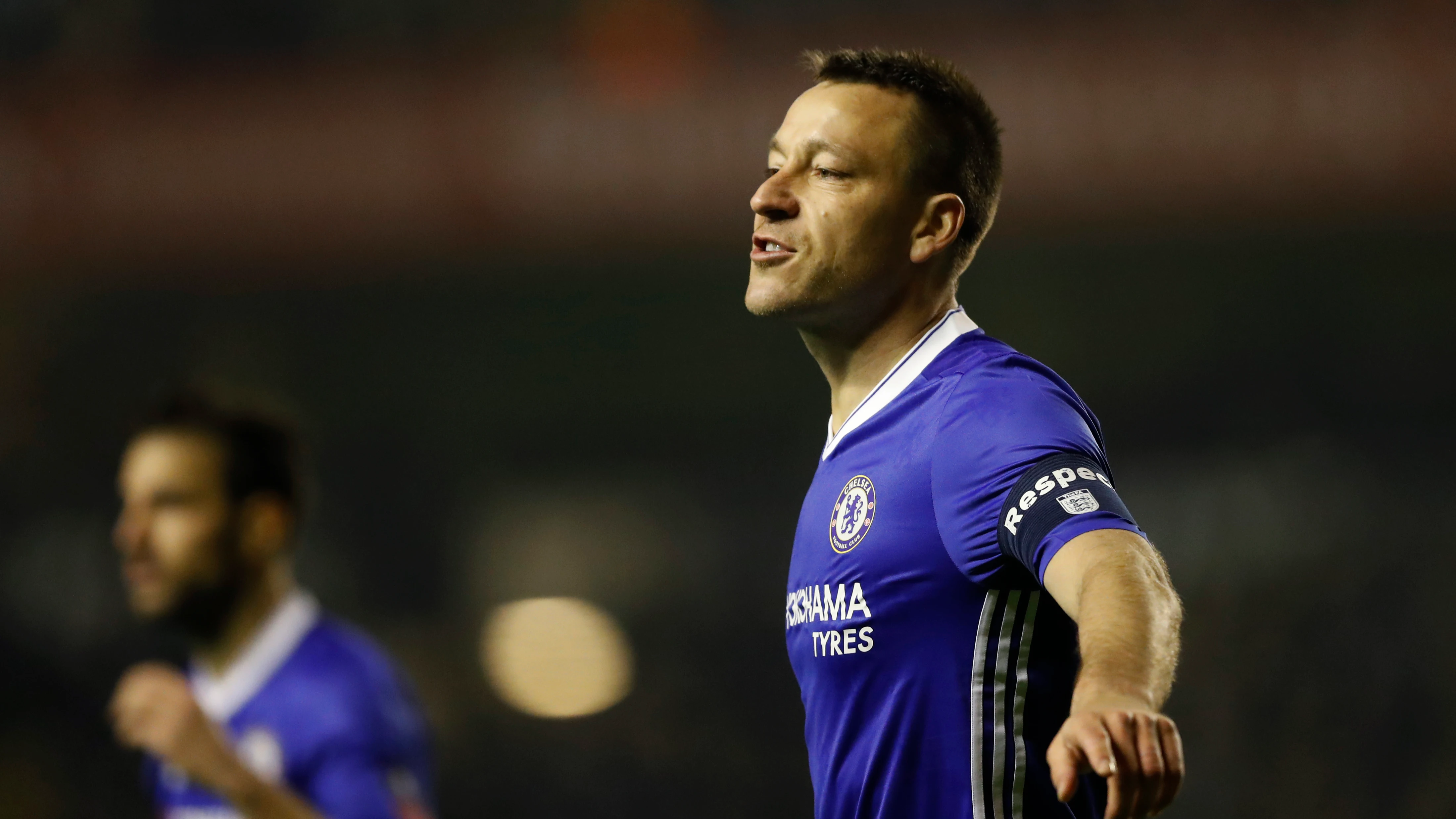John Terry en un partido con el Chelsea John Terry en un partido con el Chelsea