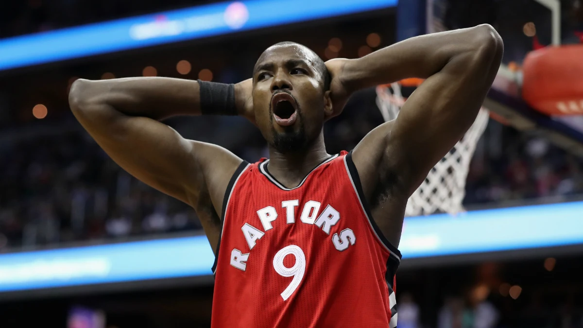 Serge Ibaka, con los Raptors