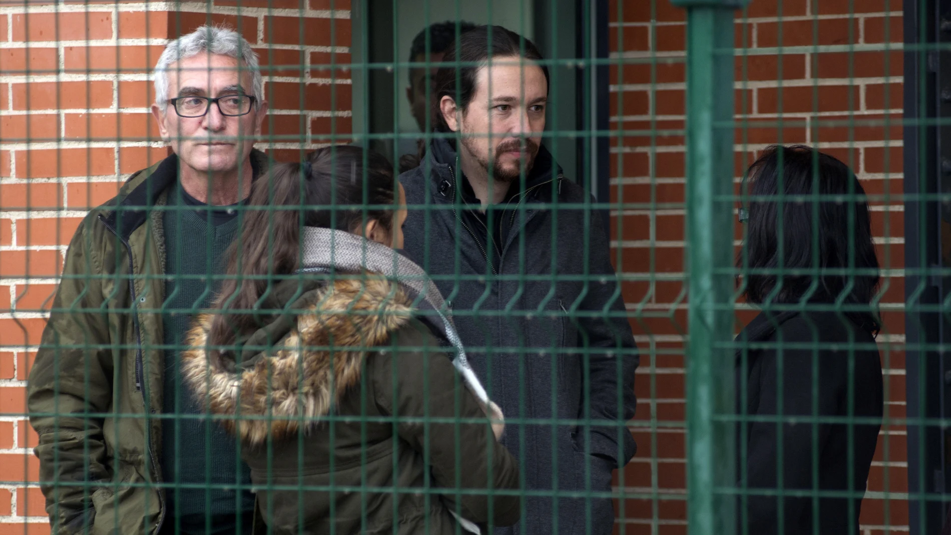 Iglesias y Cañamero visitan a Andrés Bódalo en la prisión de Jaén