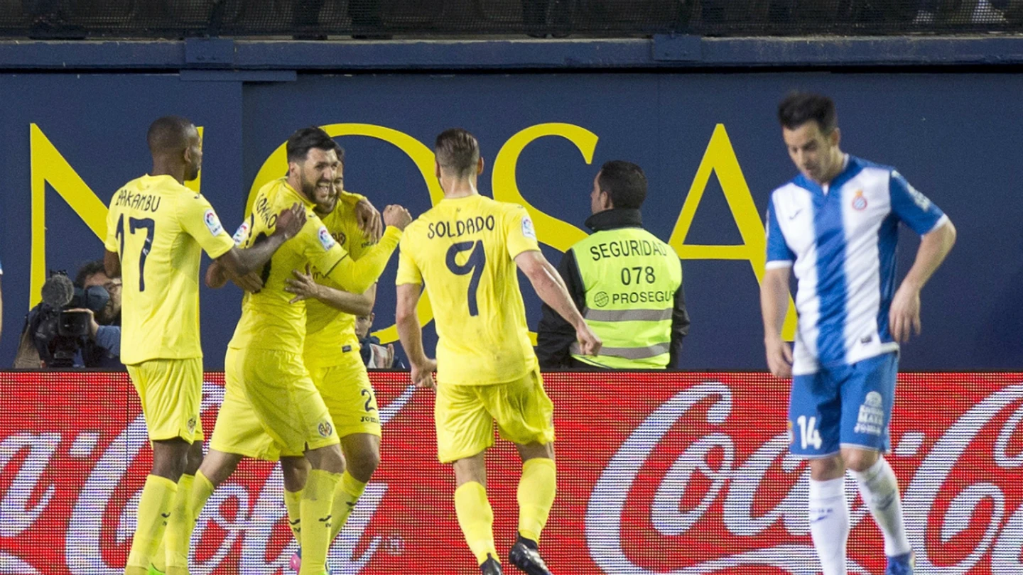El Villarreal celebra un gol El Villarreal celebra un gol