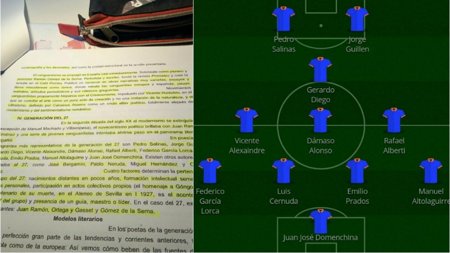 El gran m&eacute;todo de un estudiante para aprenderse la Generaci&oacute;n del 27