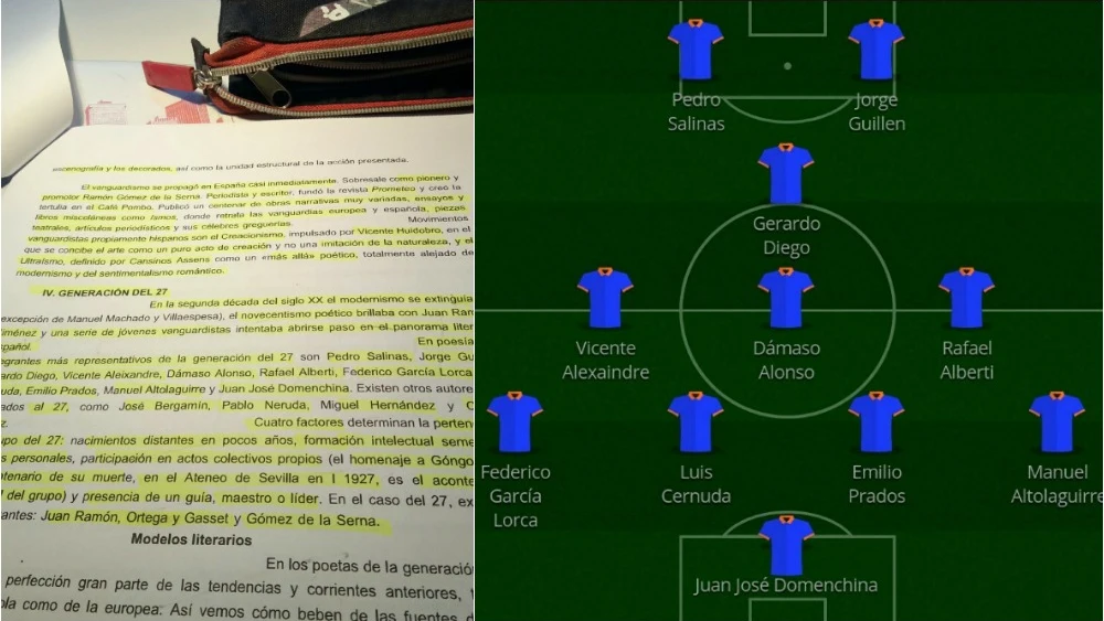 El gran método de un estudiante para aprenderse la Generación del 27 El gran método de un estudiante para aprenderse la Generación del 27
