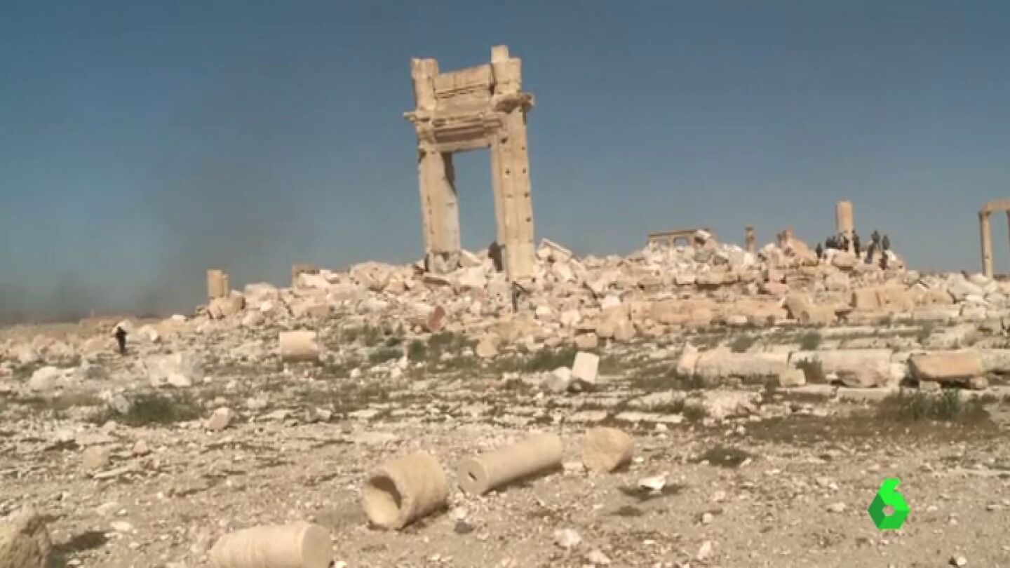  Los expertos analizan los da&ntilde;os arquitect&oacute;nicos que deja ISIS en la ciudad de Palmira 