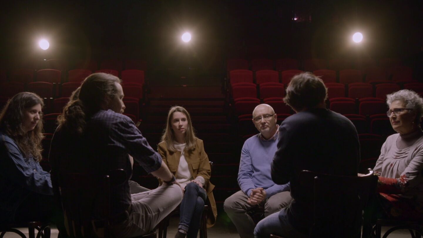Pablo Iglesias frente a sus votantes en Salvados