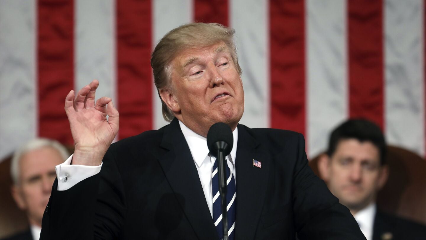 Donald Trump en el Congreso de EEUU
