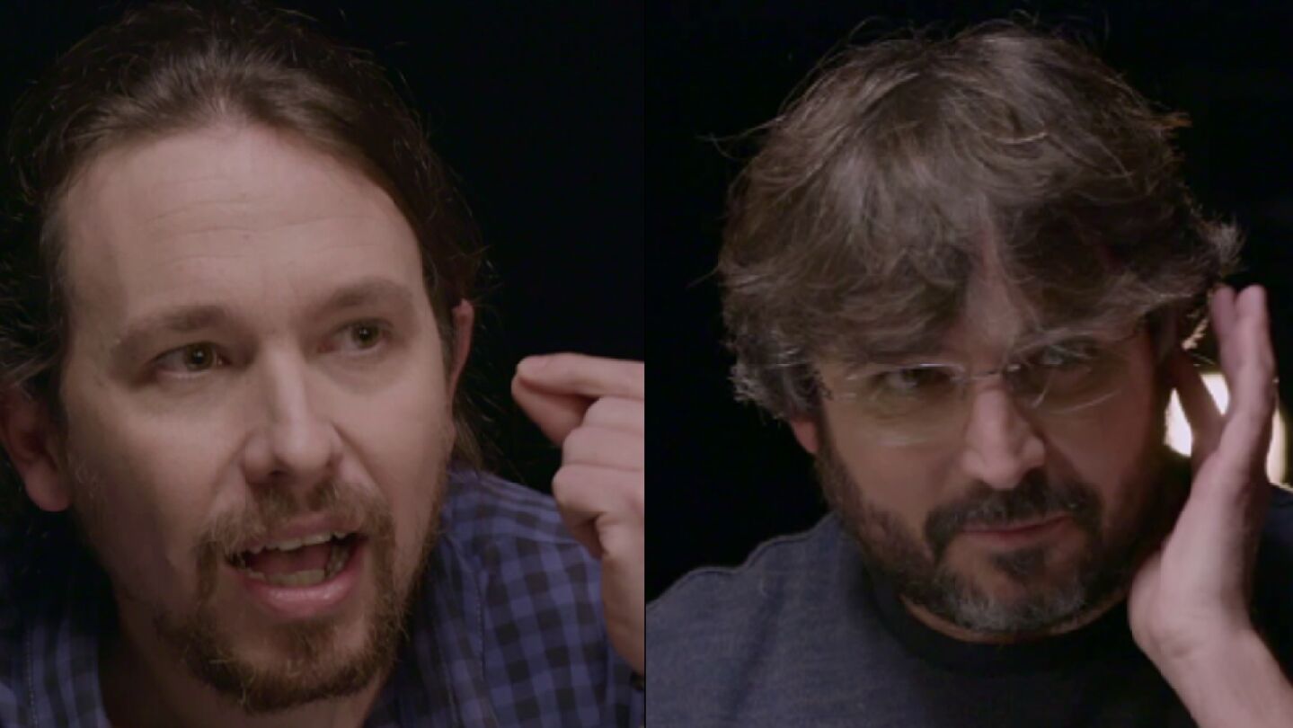 Pablo Iglesias y Jordi &Eacute;vole