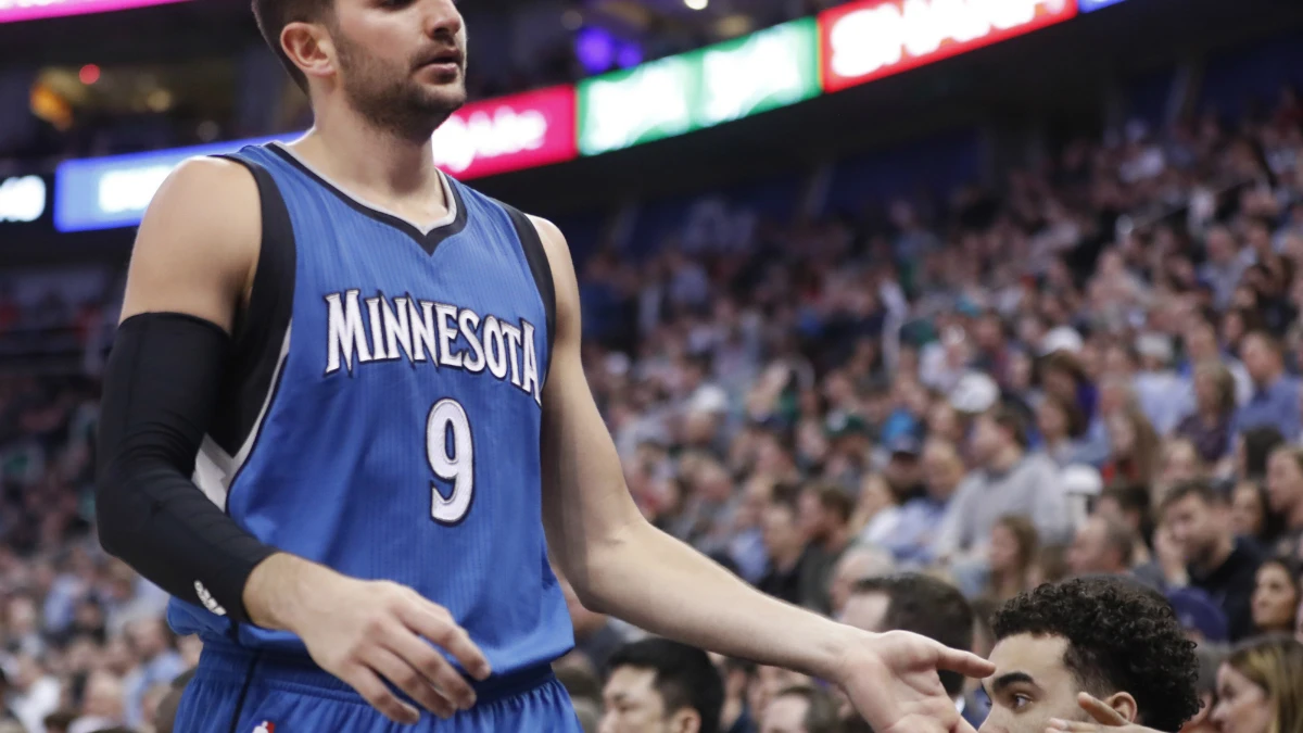 Ricky Rubio, con los Timberwolves