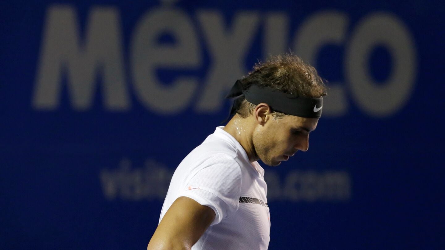 Rafa Nadal en el Abierto Mexicano de Tenis
