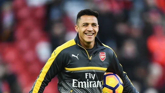 Alexis Sánchez antes del partido frente al Liverpool Alexis Sánchez antes del partido frente al Liverpool