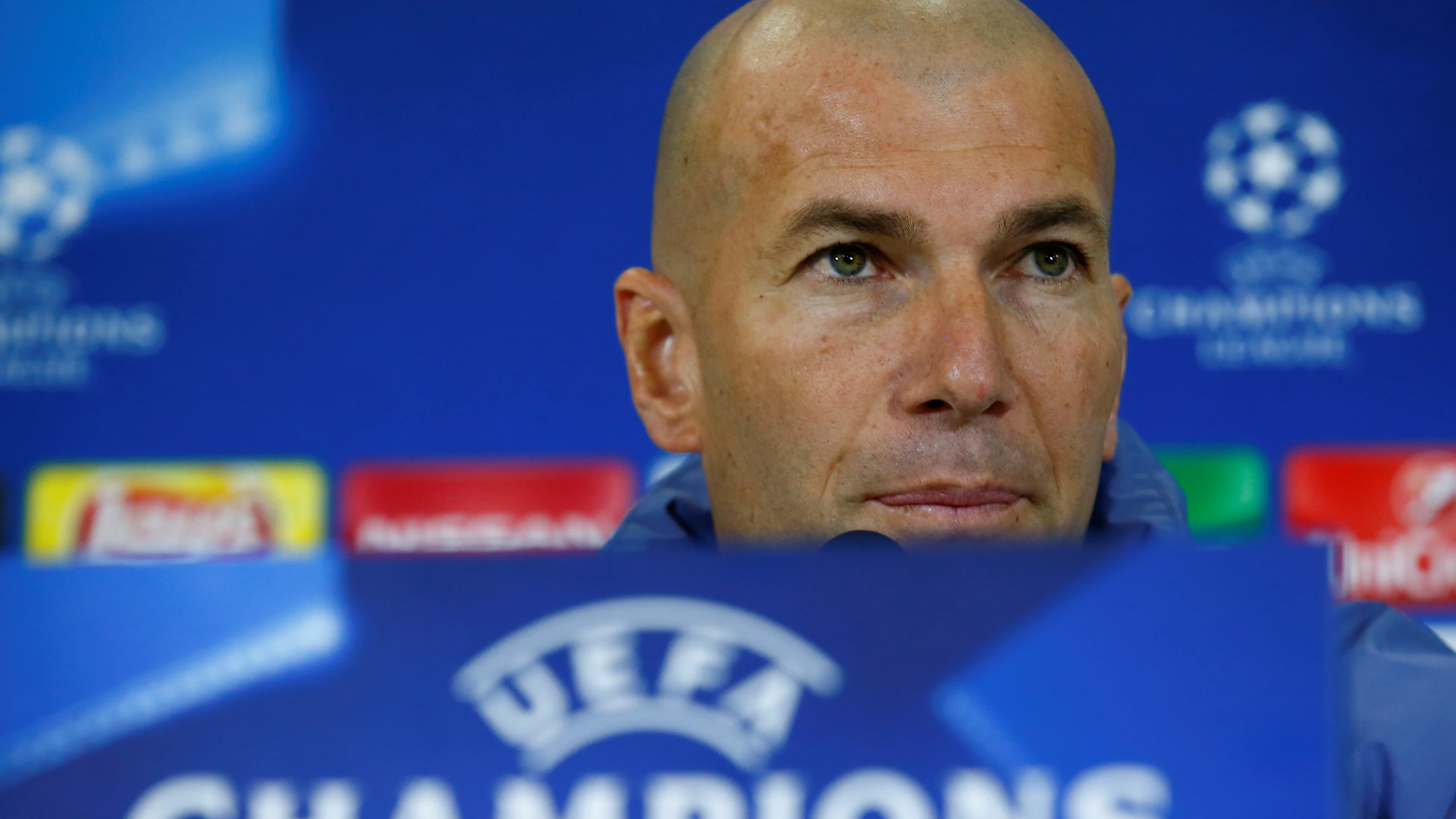 Zidane, en rueda de prensa en Nápoles