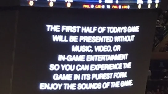 El mensaje del MSG antes del partido de los Knicks contra los Warriors El mensaje del MSG antes del partido de los Knicks contra los Warriors