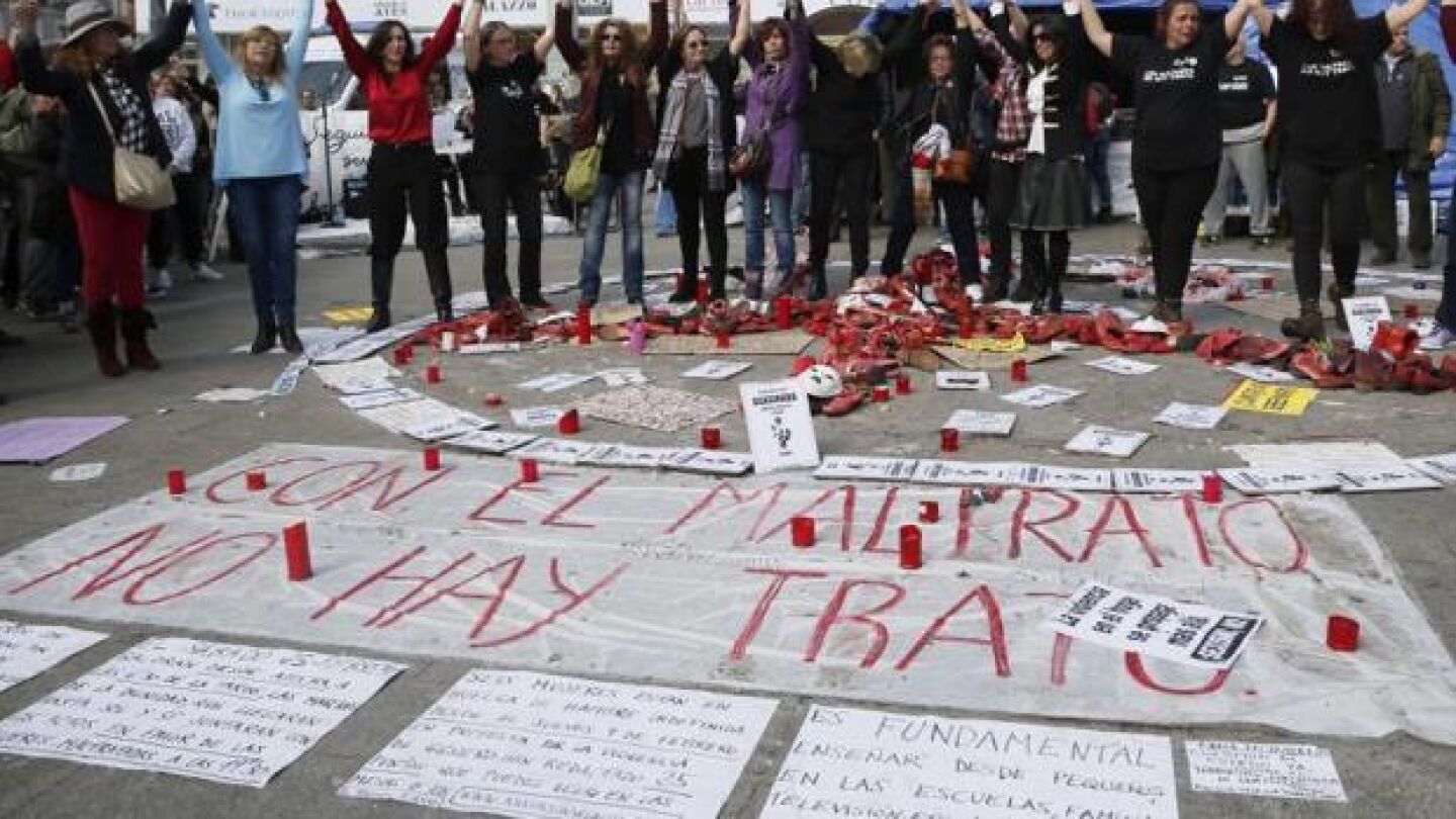 Movilizaci&oacute;n contra la violencia machista (Archivo)