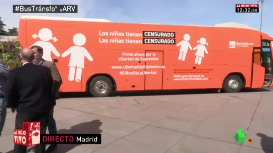 El tercer vehículo de Hazte Oír contra la transfobia El tercer vehículo de Hazte Oír contra la transfobia