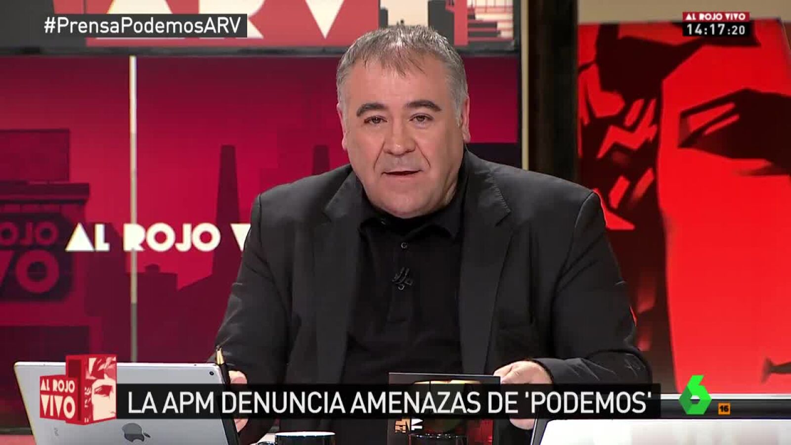 Antonio Garc&iacute;a Ferreras en Al Rojo Vivo