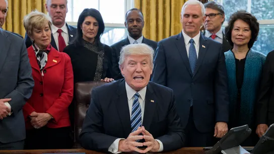 El presidente de Estados Unidos, Donald Trump El presidente de Estados Unidos, Donald Trump