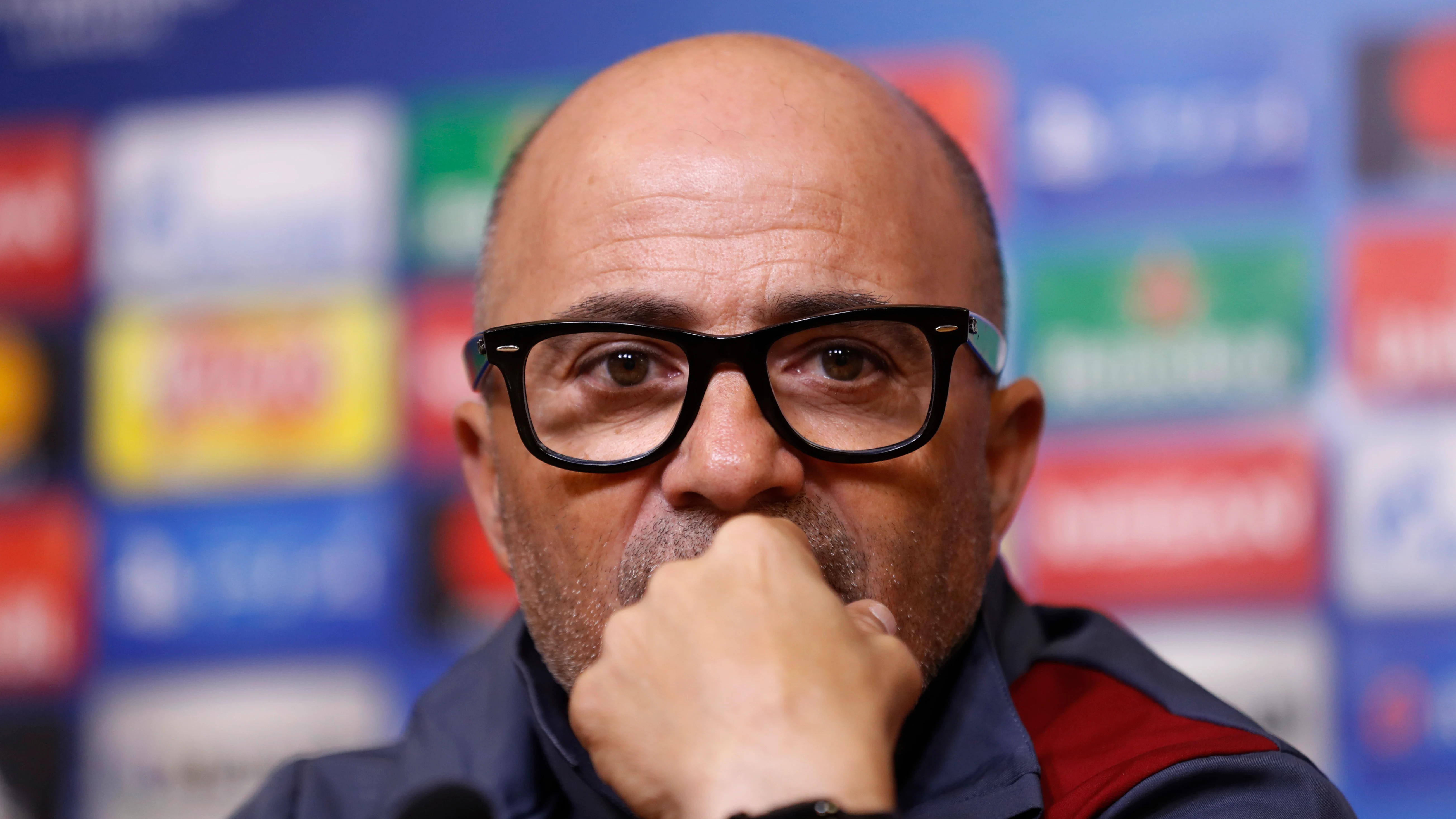 Sampaoli, en rueda de prensa