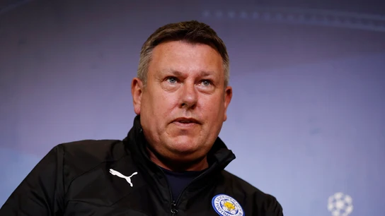 Craig Shakespeare, técnico del Leicester Craig Shakespeare, técnico del Leicester