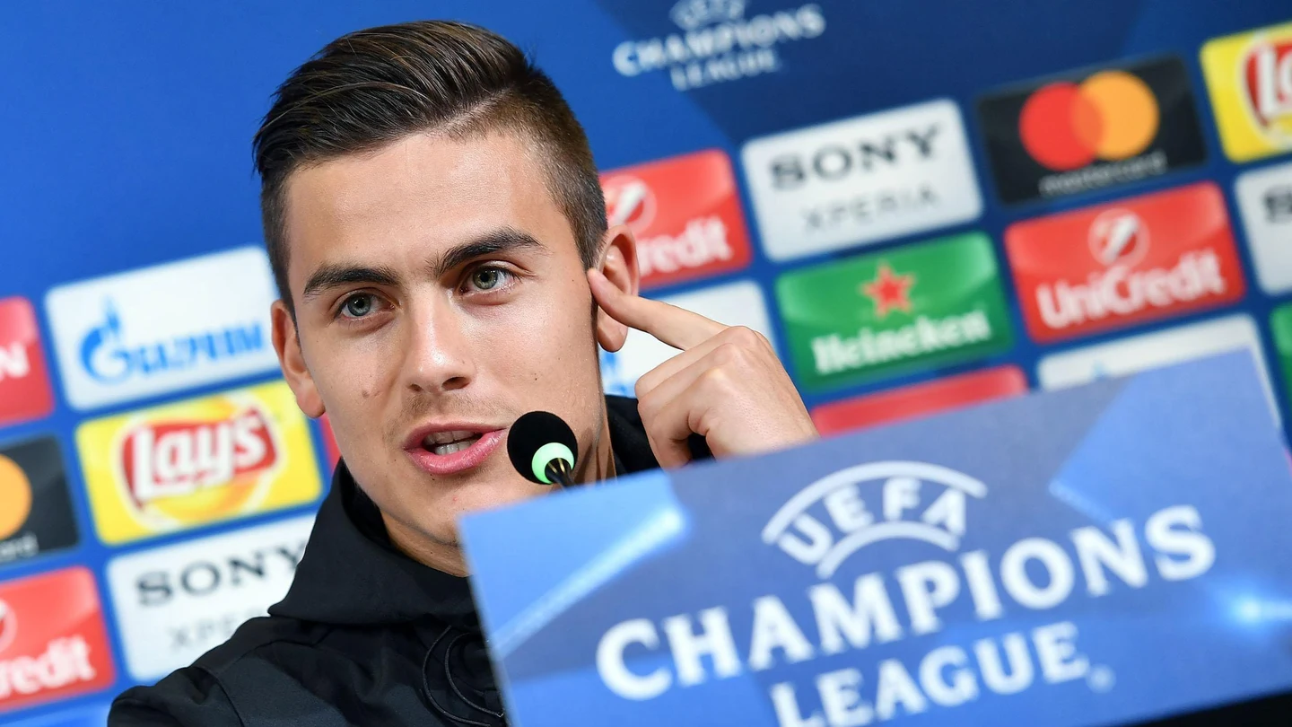 Dybala en rueda de prensa Dybala en rueda de prensa